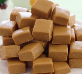 Quadradinhos de Doce de Leite Com 2 Ingredientes