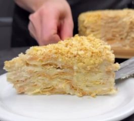 Bolo Napoleão Preguiçoso