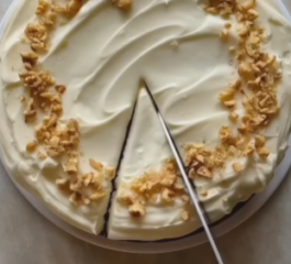 Bolo de Cenoura Nozes e Aveia