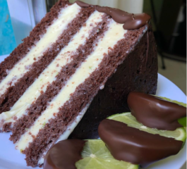 Bolo de Chocolate Com Limão e Aveia