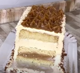 Bolo de Churros da Confeitaria Famosa