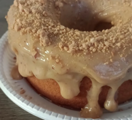 Bolo de Paçoça com Leite Ninho