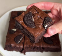 Brownie de Oreo