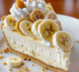 Cheesecake de Banana e Creme