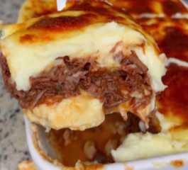 Escondidinho de Carne de Panela