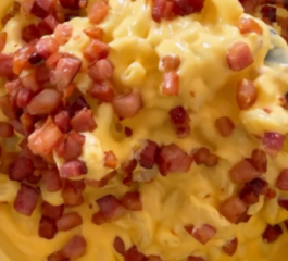 Mac and Cheese com Bacon