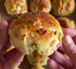 Pão de Bacon e Azeitona