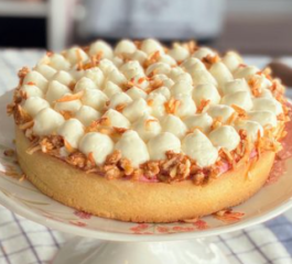 Torta de Framboesa e Coco