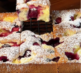 Vanille Beeren Kuchen