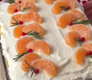 tiramisu de tangerina