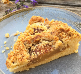 Bolo Cuca de Maçã Zero Tudo