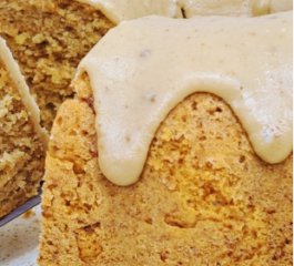 Bolo de Batata Doce Com Especiarias (Sem Glúten e Sem Lactose)