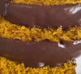 Bolo de Cenoura Saudável