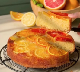 Bolo de Laranja Invertido