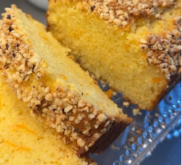 Bolo de Laranja com Castanhas Saudável