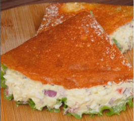 Casquinha de Queijo Recheada e Saudável