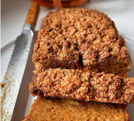 Cuca de Banana com Canela e Amêndoas sem Glúten