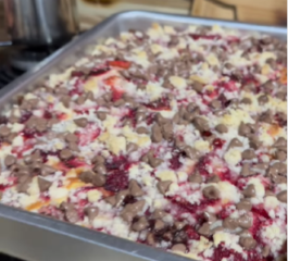 Cuca de Massa Crescida sem Glúten