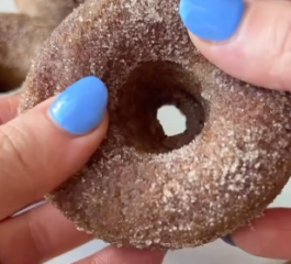 Donuts de Maçã Com Canela Glúten Free