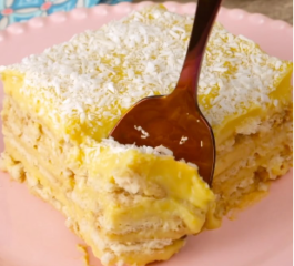 Pavê de Milho Verde com Coco