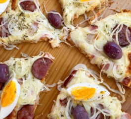Pizza Low Carb Estupenda