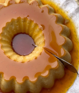 IMG: Pudim Sem Lactose e Sem Açúcar