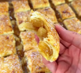 Almofadas de Massa Folhada com Maçã