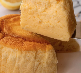 Bolo Nuvem de Limão com Iogurte Zero