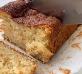 Bolo de Amêndoas Com Mel Sem Glúten