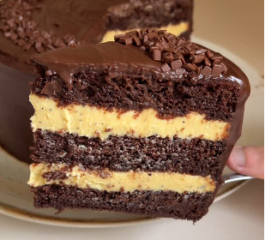 Bolo de Chocolate com Maracujá