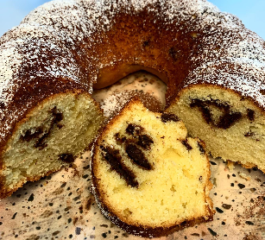 Bolo de Nata com Chocolate