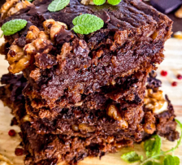 Brownie Saudável de Batata Doce
