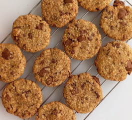 Cookies de Banana e Aveia