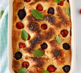 Focaccia de Fermentação Lenta