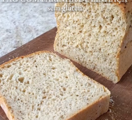 Pão com Farinha de Linhaça e Leite de Coco