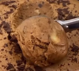Sorvete de Café Cremoso e Energético