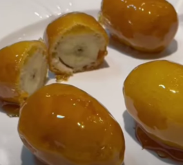 Banana Caramelizada de Restaurante Chinês