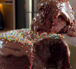 Bolo Vulcão de Chocolate