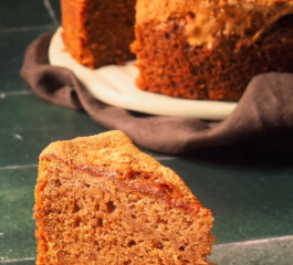 Bolo de Batata Doce e Canela