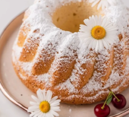 Bolo de Baunilha Sem Glúten