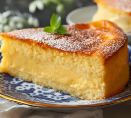 Bolo de Laranja com Creme
