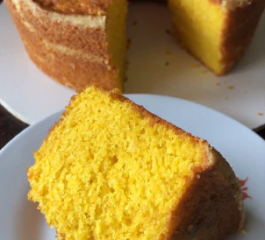 Bolo de Laranja com Cenoura