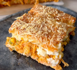 Torta de Frango de Liquidificador