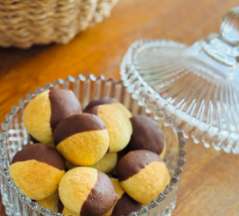 Bolachinhas de Laranja com Chocolate