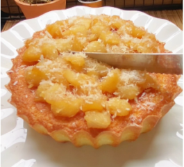 Bolinho de Abacaxi com Coco Low Carb