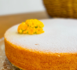 Bolo Amanteigado de Laranja