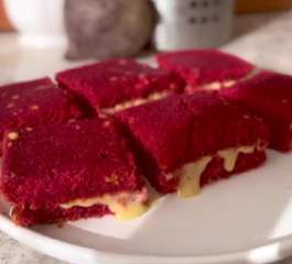 Bolo Fit Red Velvet – sem corante
