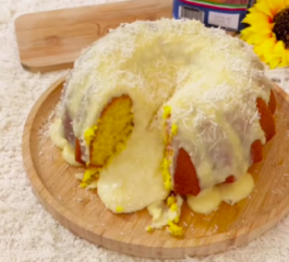 Bolo de Abóbora com Coco