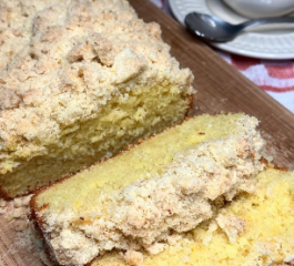 Bolo de Laranja com Farofa