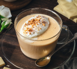 Chocolate Quente Branco Caramelizado